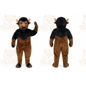 Brown Bison Mascot Costume for Events and Promotions