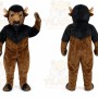 Brown Bison Mascot Costume for Events and Promotions