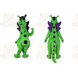 Green Dragon Mascot Costume for Children's Events