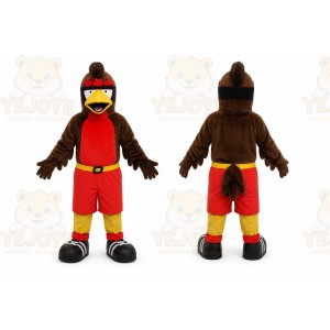 Brown Bird Mascot Costume for Events and Promotions