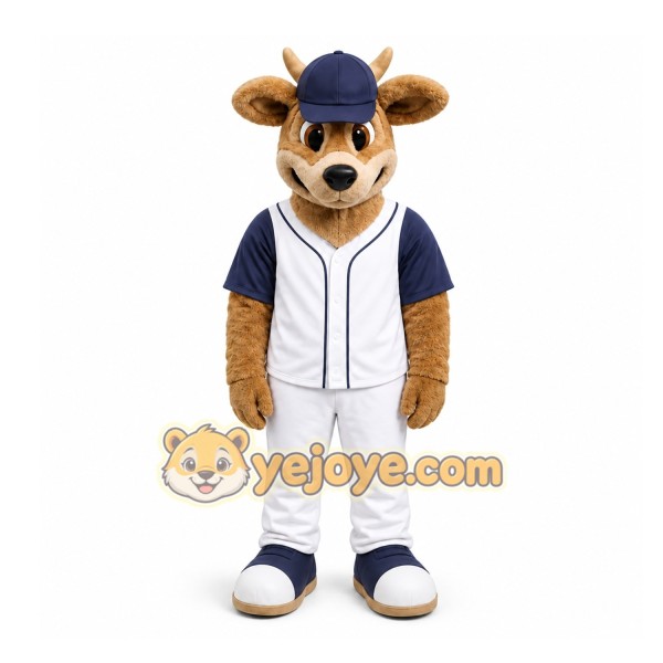 Brown Deer Mascot Costume for Sports Events