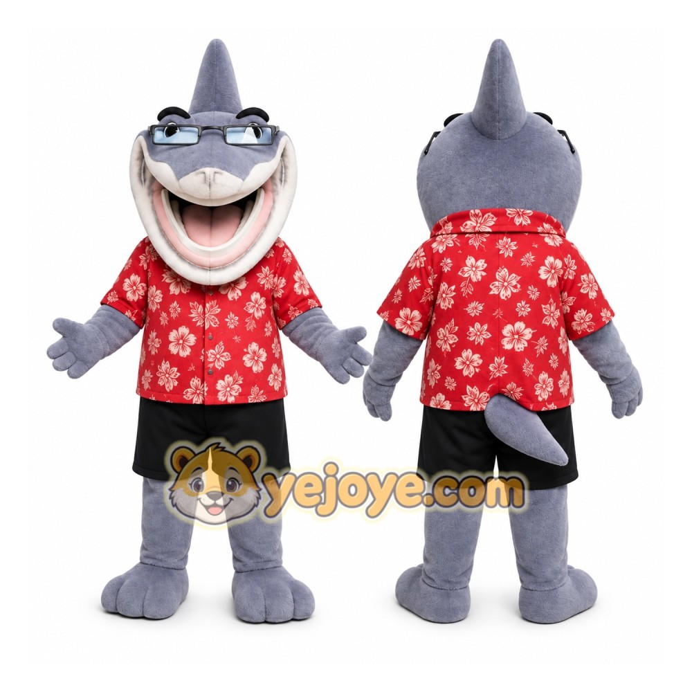 Gray Shark Mascot Costume for Events and Promotions Gray Shark Mascot Costume for Events and Promotions