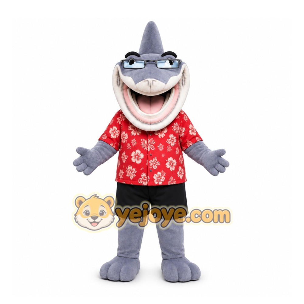 Gray Shark Mascot Costume for Events and Promotions Gray Shark Mascot Costume for Events and Promotions