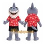 Gray Shark Mascot Costume for Events and Promotions