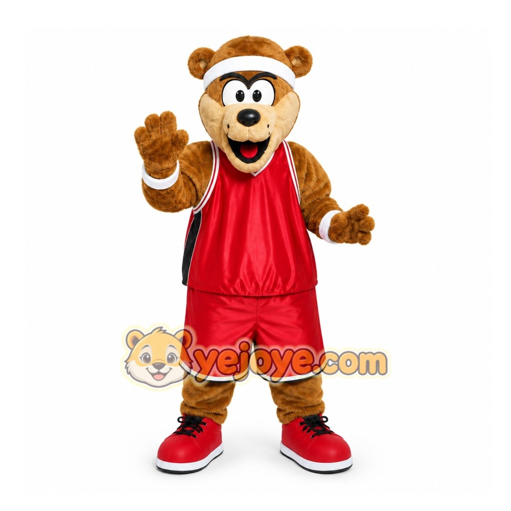 Brown Bear Mascot Costume for Sports Events Brown Bear Mascot Costume for Sports Events