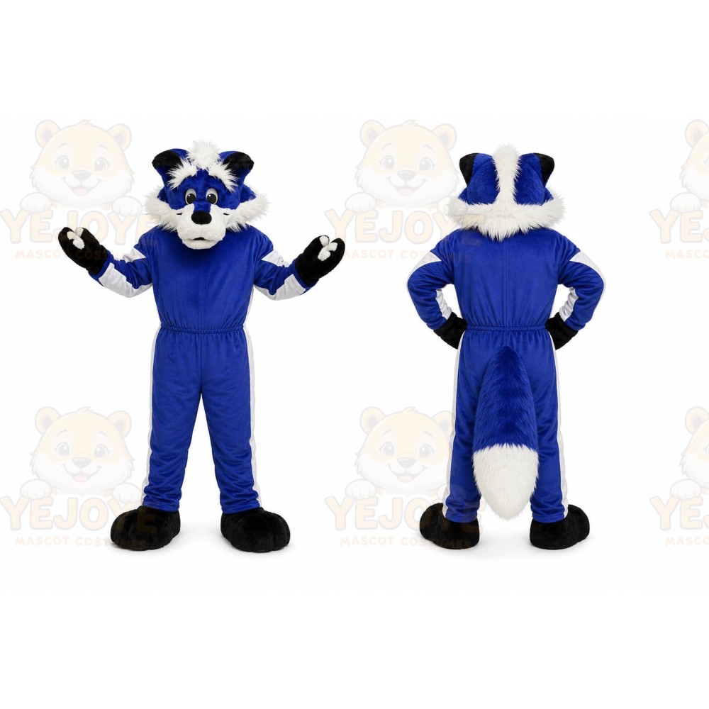 Blue Raccoon Mascot Costume for Events and Promotions