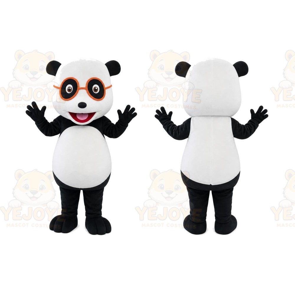 White Panda Mascot Costume for Children's Events