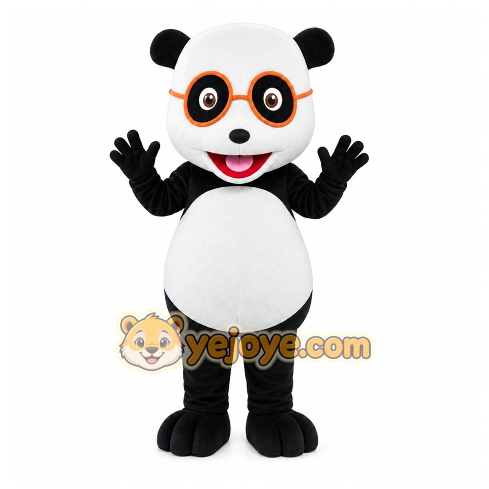 White Panda Mascot Costume for Children's Events