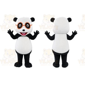 White Panda Mascot Costume for Children's Events