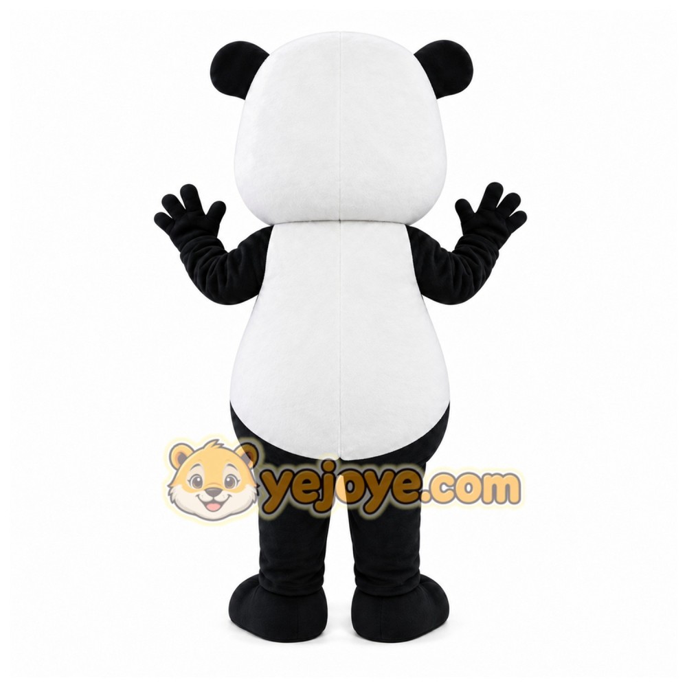 White Panda Mascot Costume for Children's Events