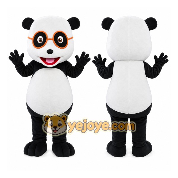 White Panda Mascot Costume for Children's Events