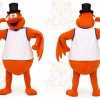 Orange Bird Mascot Costume for Events and Promotions