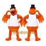 Orange Bird Mascot Costume for Events and Promotions