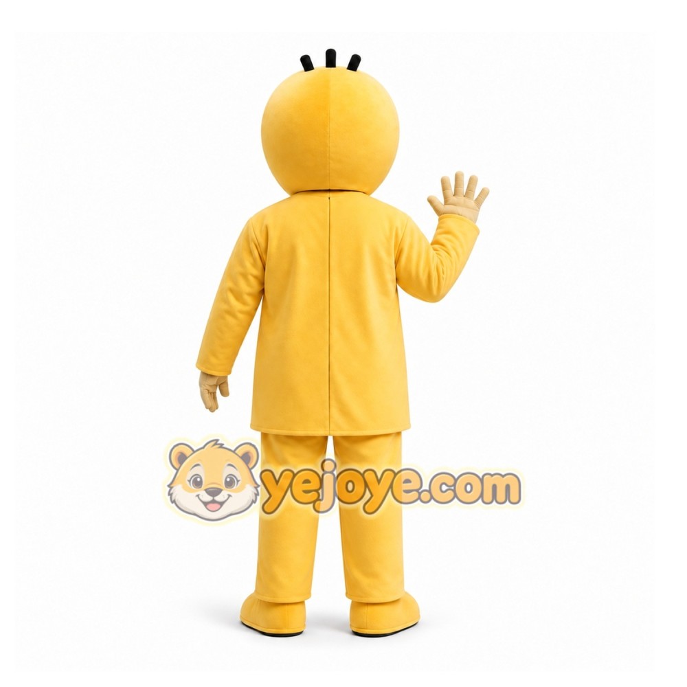 Yellow Smiley Face Mascot Costume for Events and Promotions Yellow Smiley Face Mascot Costume for Events and Promotions