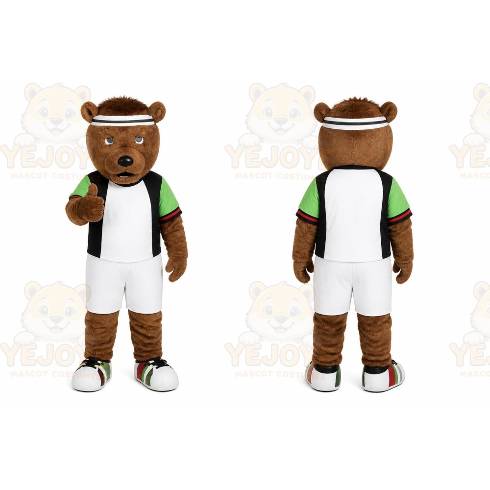 Brown Bear Mascot Costume for Sports Events