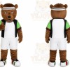 Brown Bear Mascot Costume for Sports Events