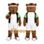 Brown Bear Mascot Costume for Sports Events