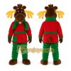 Brown Moose Mascot Costume for Holiday Events Brown Moose Mascot Costume for Holiday Events