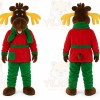 Brown Moose Mascot Costume for Holiday Events