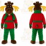 Brown Moose Mascot Costume for Holiday Events