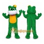 Green Frog Mascot Costume for Children's Events