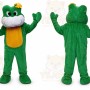 Green Frog Mascot Costume for Children's Events