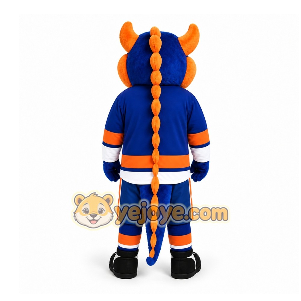 Blue Dragon Mascot Costume for Sports Events Blue Dragon Mascot Costume for Sports Events