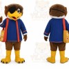 Brown Bird Mascot Costume for School Events