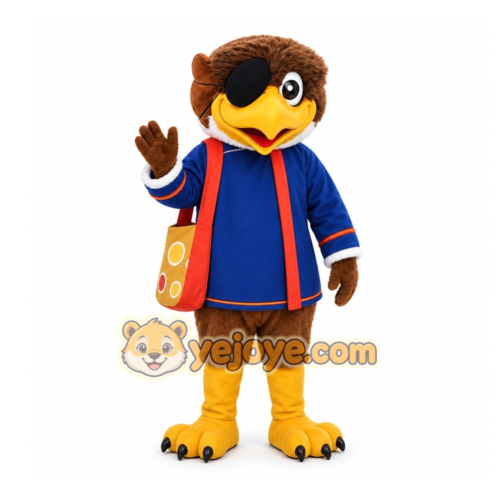 Brown Bird Mascot Costume for School Events