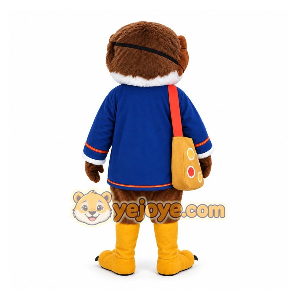 Brown Bird Mascot Costume for School Events