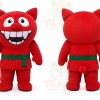 Red Cat Mascot Costume for Children's Events