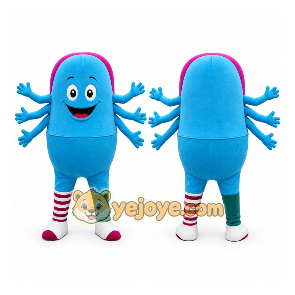Blue Octopus Mascot Costume for Children's Events Blue Octopus Mascot Costume for Children's Events