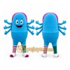 Blue Octopus Mascot Costume for Children's Events Blue Octopus Mascot Costume for Children's Events