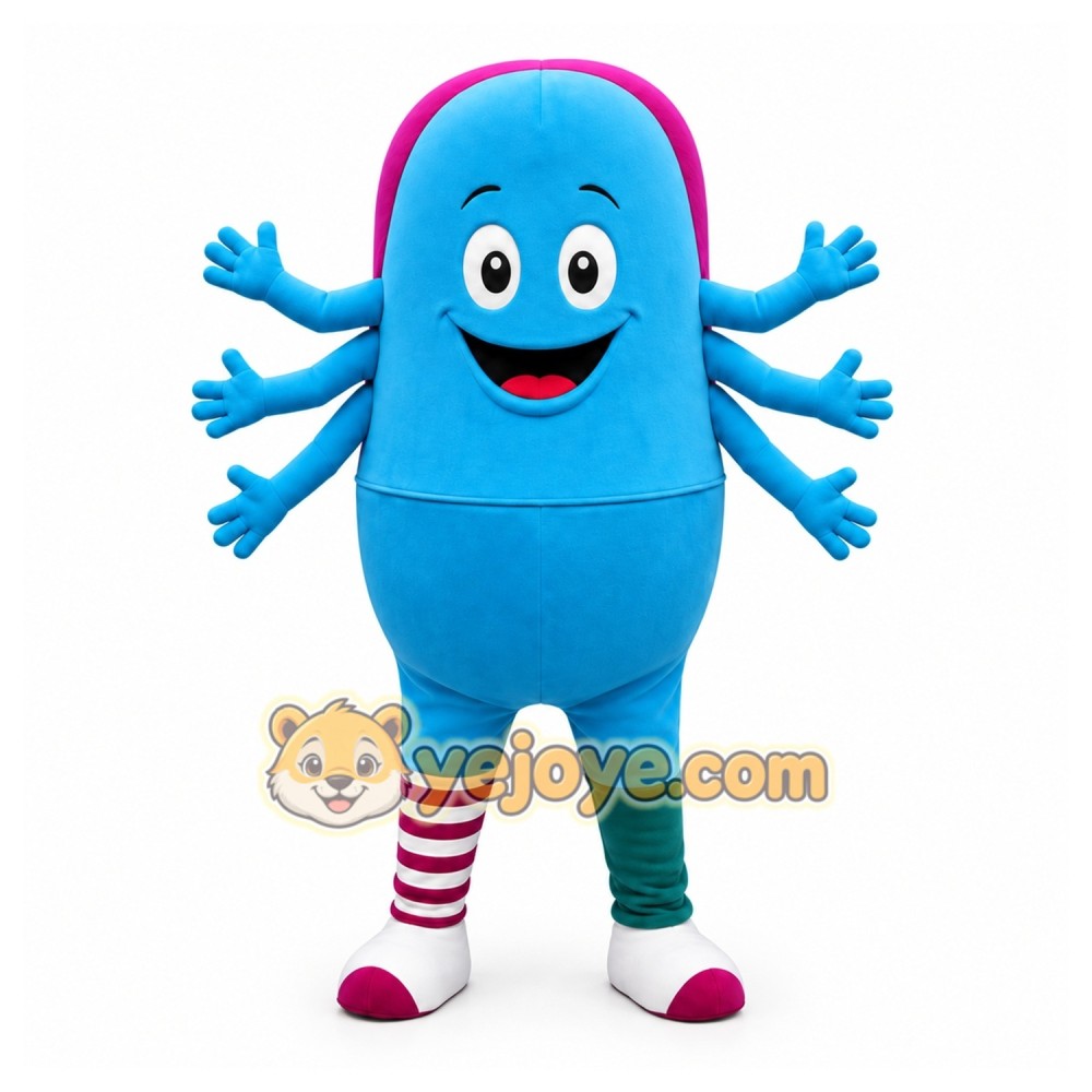 Blue Octopus Mascot Costume for Children's Events Blue Octopus Mascot Costume for Children's Events