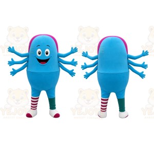 Blue Octopus Mascot Costume for Children's Events