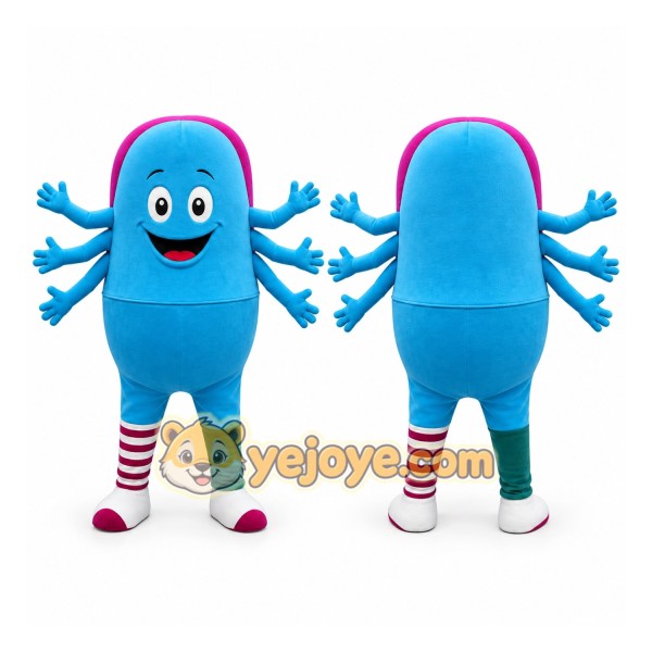 Blue Octopus Mascot Costume for Children's Events