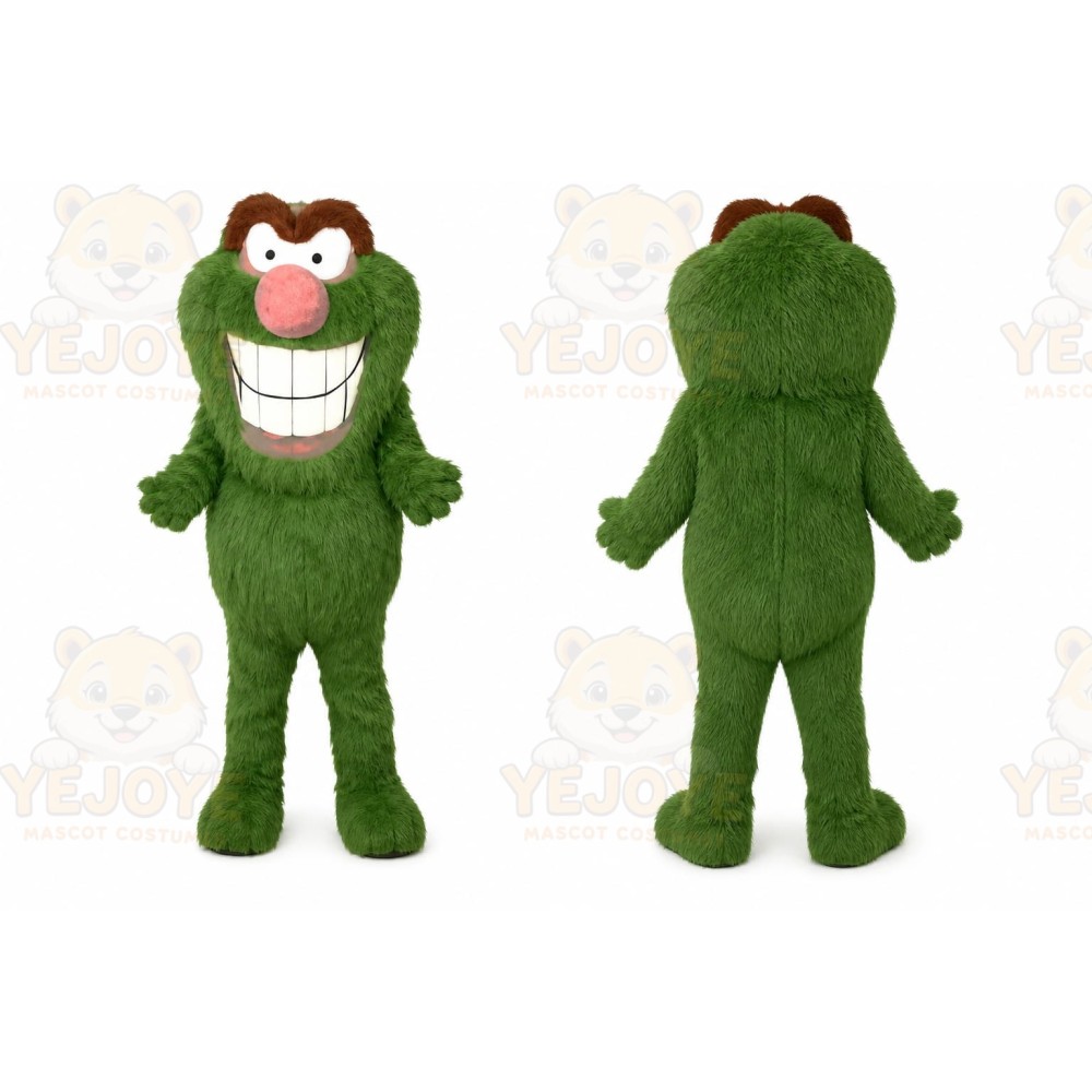 Green Monster Mascot Costume for Children's Events