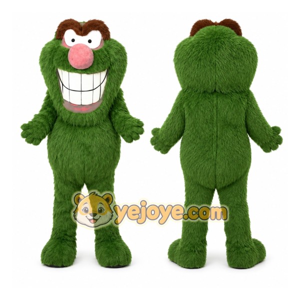 Green Monster Mascot Costume for Children's Events
