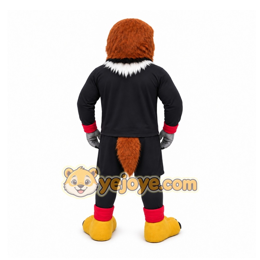 Black Eagle Mascot Costume for Sports Events