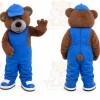 Blue Bear Mascot Costume for Children's Events