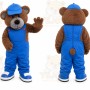 Blue Bear Mascot Costume for Children's Events