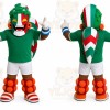 Green Lizard Mascot Costume for Sports Events