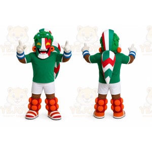 Green Lizard Mascot Costume for Sports Events