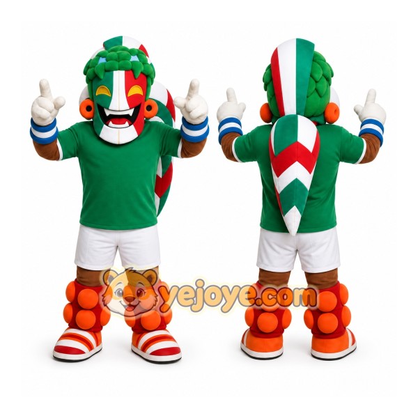 Green Lizard Mascot Costume for Sports Events