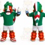 Green Lizard Mascot Costume for Sports Events