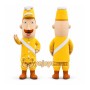 Yellow Soldier Mascot Costume for Events and Promotions