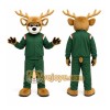 Green Deer Mascot Costume for Sports Events Green Deer Mascot Costume for Sports Events