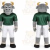 Gray Bull Mascot Costume for Sports Events