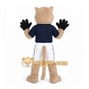 Beige Cougar Mascot Costume for Sports Events Beige Cougar Mascot Costume for Sports Events