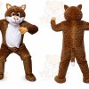 Brown Cat Mascot Costume for Children's Events